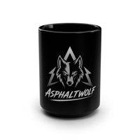 Asphaltwolf Tasse Schwarz – Bild 1
