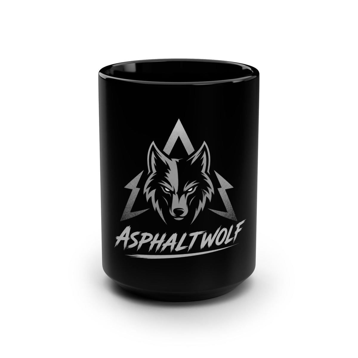 Asphaltwolf Tasse Schwarz – Bild 1