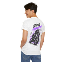 Ride Harder T-Shirt Weiß – Bild 9