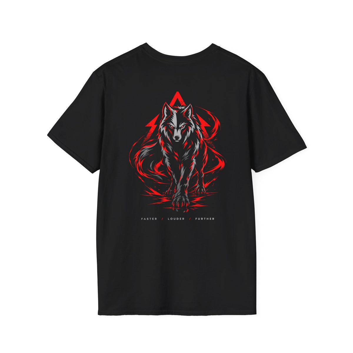 Wolf Spirit T-Shirt Schwarz – Bild 2