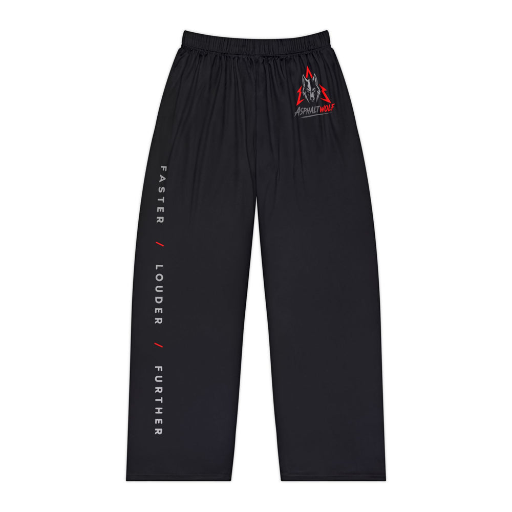 Pyjamahose Faster Louder Further Schwarz – Bild 1