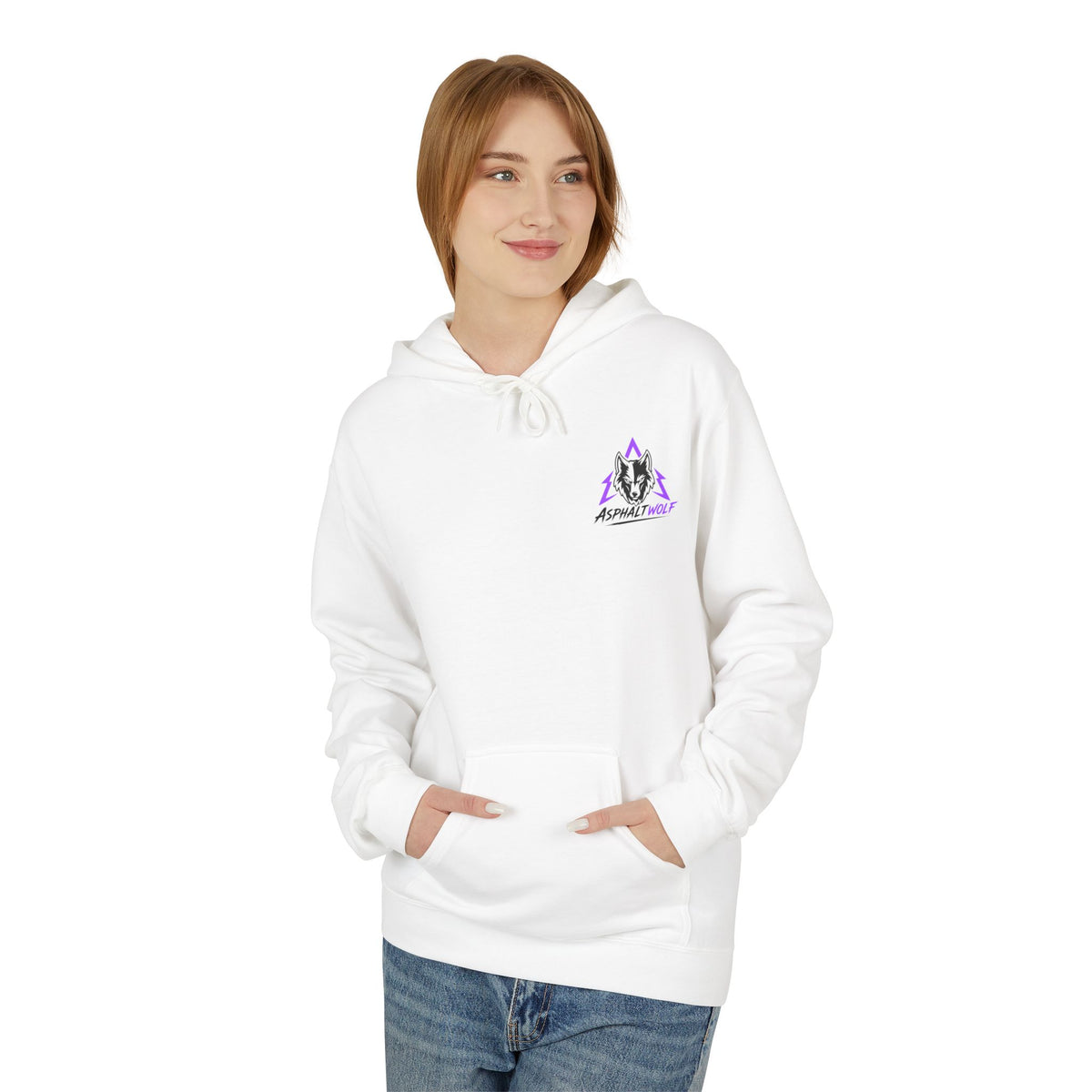 Ride Harder Hoodie Weiß – Bild 3
