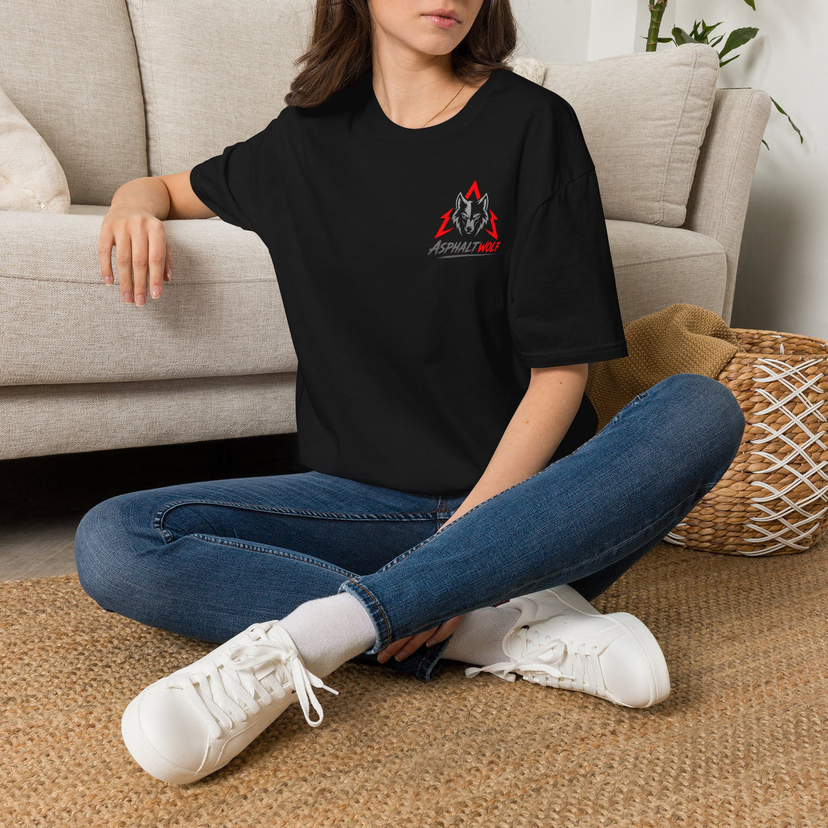 Wolf Spirit T-Shirt Schwarz – Bild 5