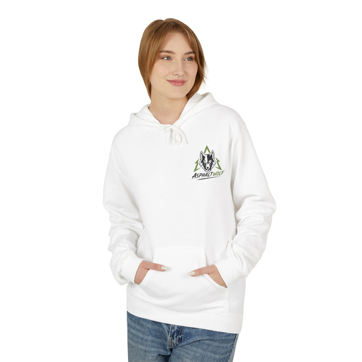 Ride More Worry Less Hoodie Weiß – Bild 3