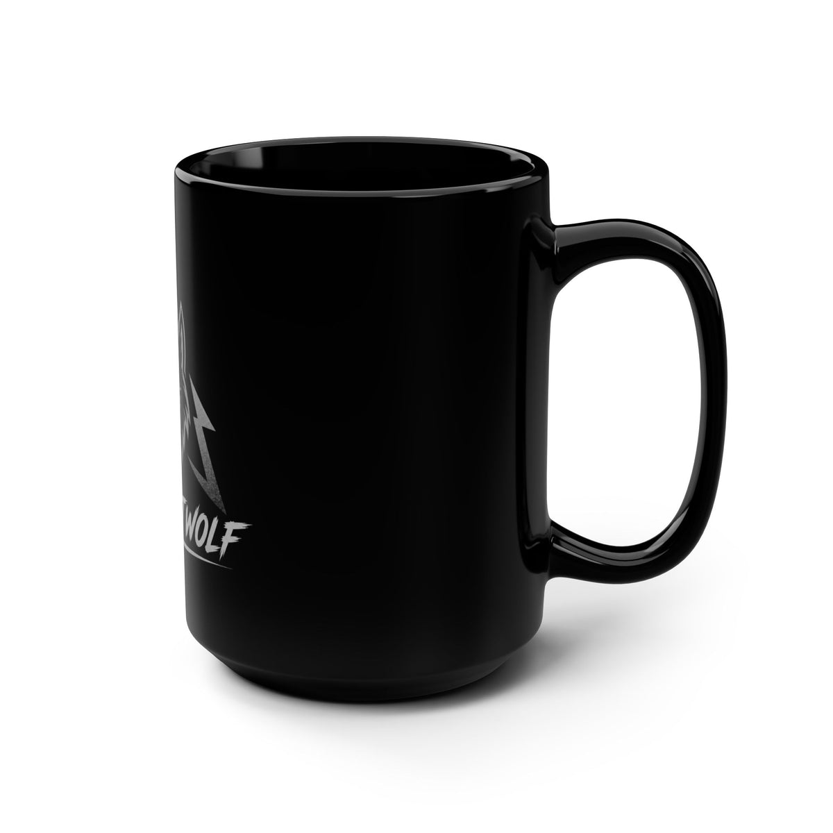 Asphaltwolf Tasse Schwarz – Bild 2