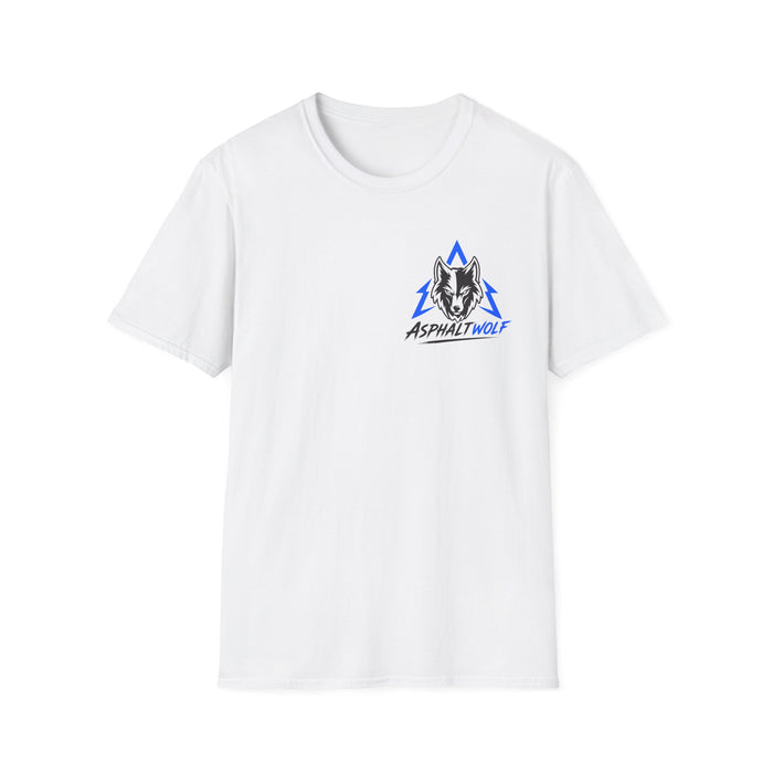 Wolf & Mountain Logo T-Shirt Weiß – Bild 1