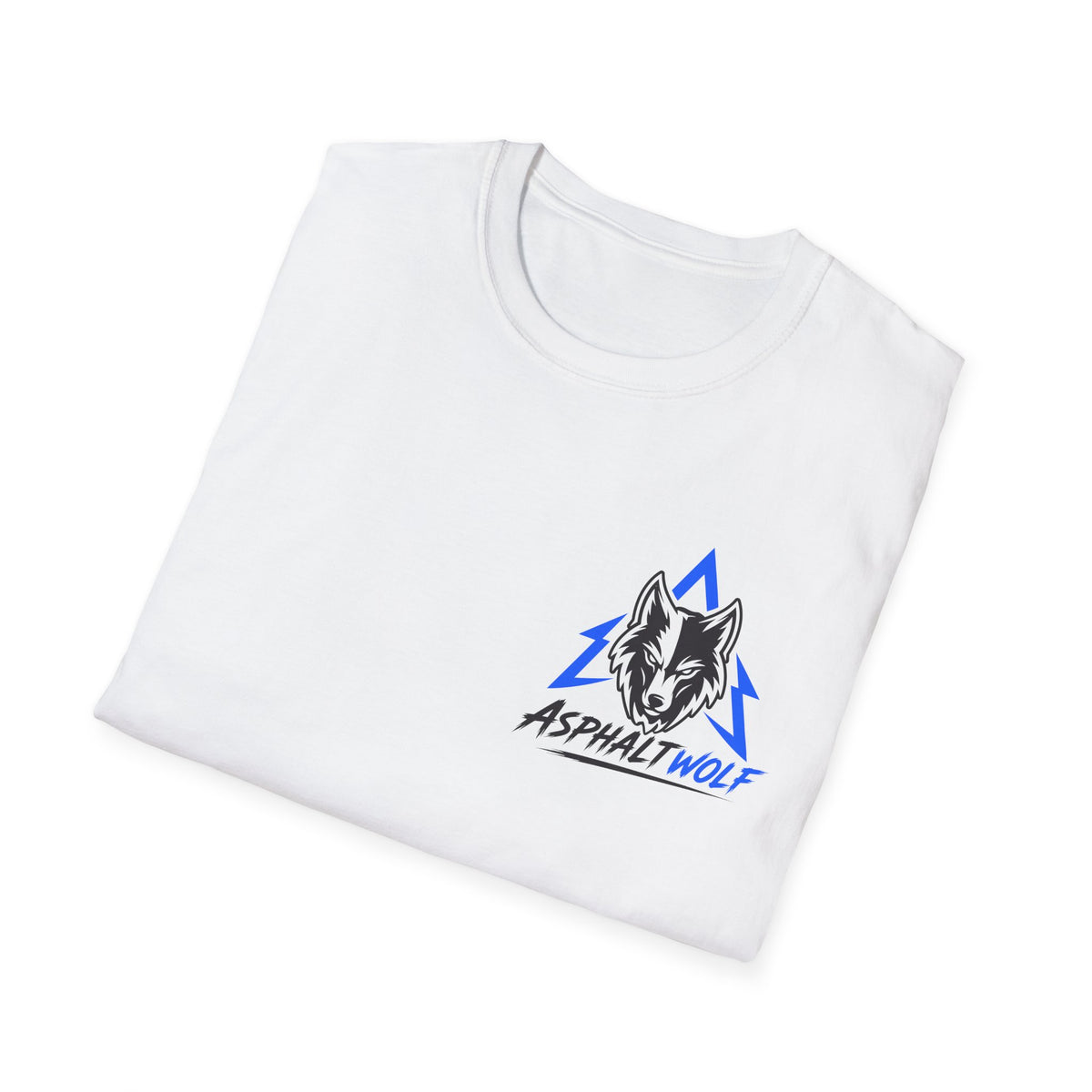 Wolf & Mountain Logo T-Shirt Weiß – Bild 4