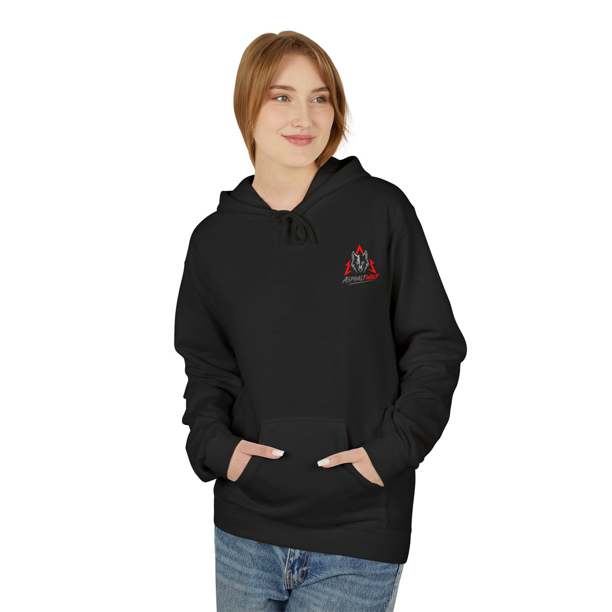 Wolf Spirit Hoodie Schwarz – Bild 3
