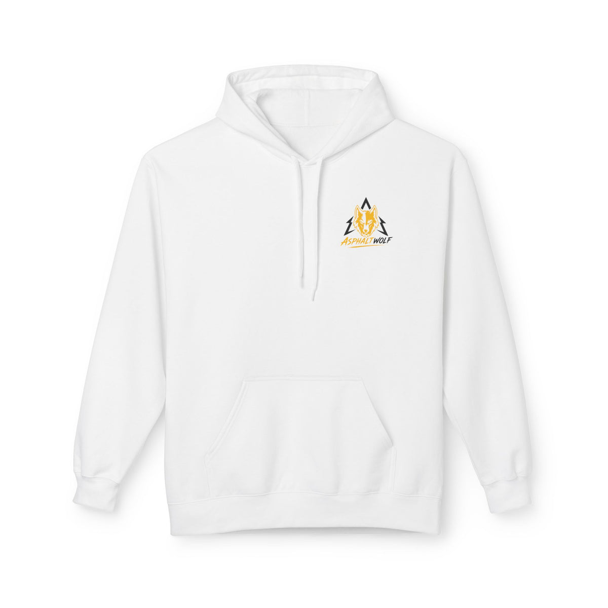 Ride or Die Wolf Hoodie Weiß – Bild 1