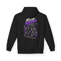 Ride Harder Hoodie Schwarz – Bild 2